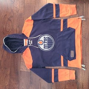 Edmonton Oilers Sweater Jersey Mens Large